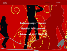 Tablet Screenshot of kama-entspannungstherapie.at